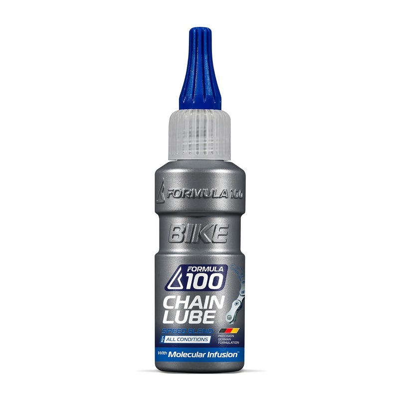 Formula 100 All Conditions Bike Chain Lube – All-Weather Lubricant for Bicycles & Electric Bikes – Protects Against Wear, Reduces Friction, Fights Corrosion – 50ml (1.69 oz) - Image 1